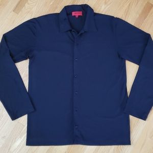 Hugo Boss men button down black shirt long sleeves